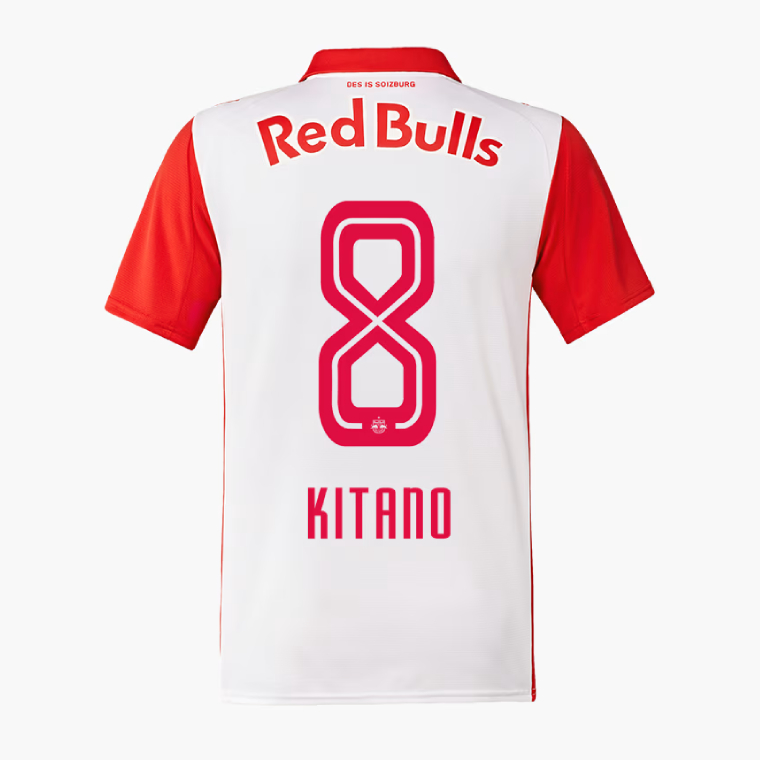 Red Bull Salzburg Home KITANO 8 Jersey 25-26