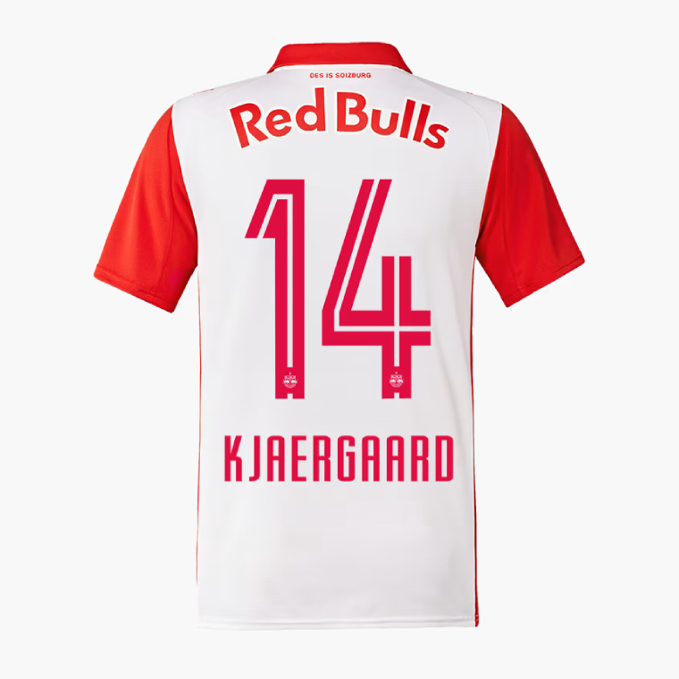 Red Bull Salzburg Home KJAERGAARD 14 Jersey 25-26