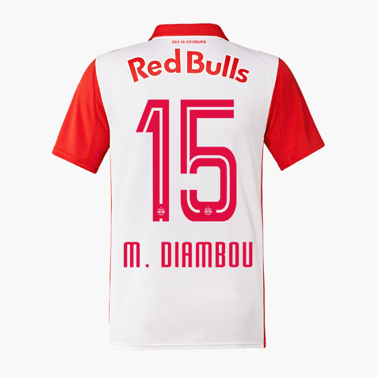 Red Bull Salzburg Home M. DIAMBOU 15 Jersey 25-26