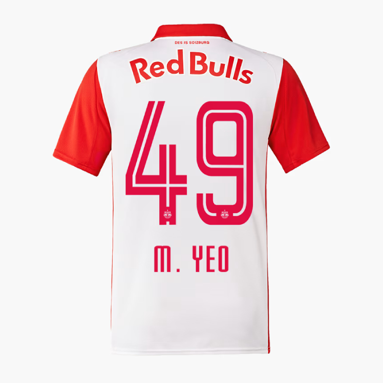 Red Bull Salzburg Home M. YEO 49 Jersey 25-26