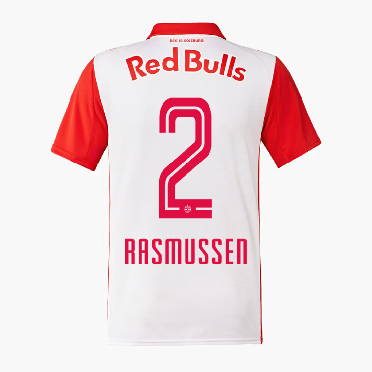 Red Bull Salzburg Home RASMUSSEN 2 Jersey 25-26