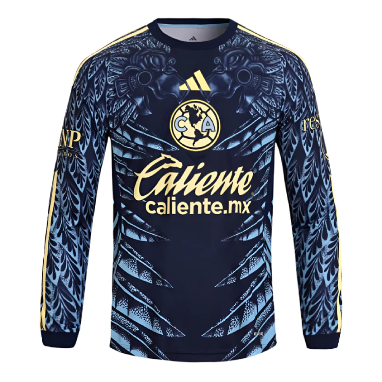 Club América Away Long Sleeve Players Jersey 25-26