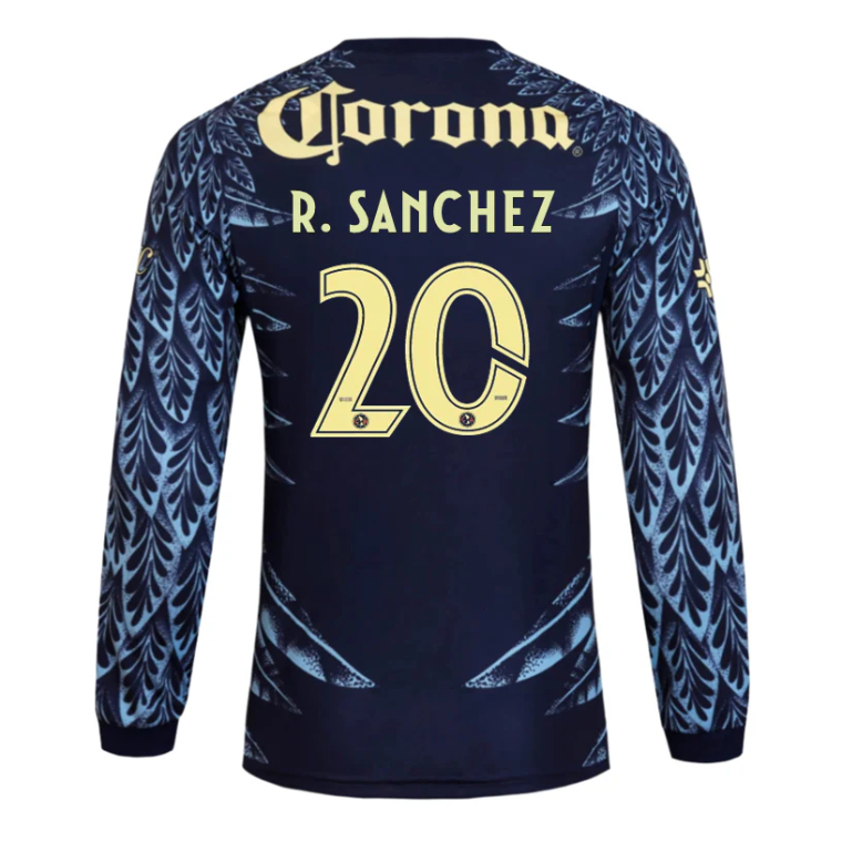 Club América Away R. SANCHEZ 20 Long Sleeve Jersey 25-26