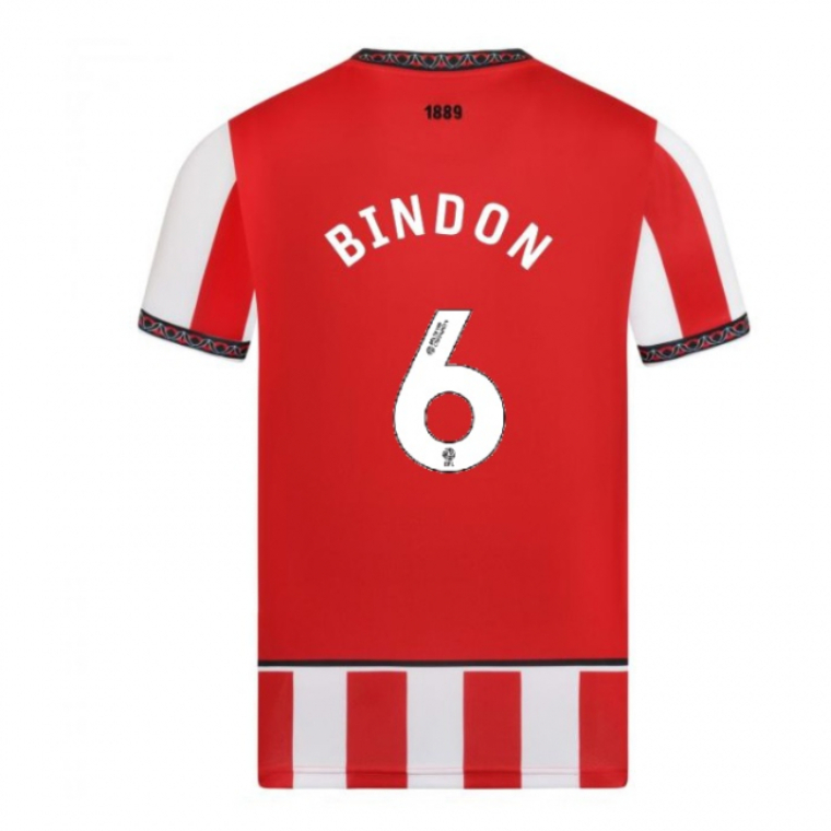 Sheffield United Home BINDON 6 Jersey 25-26