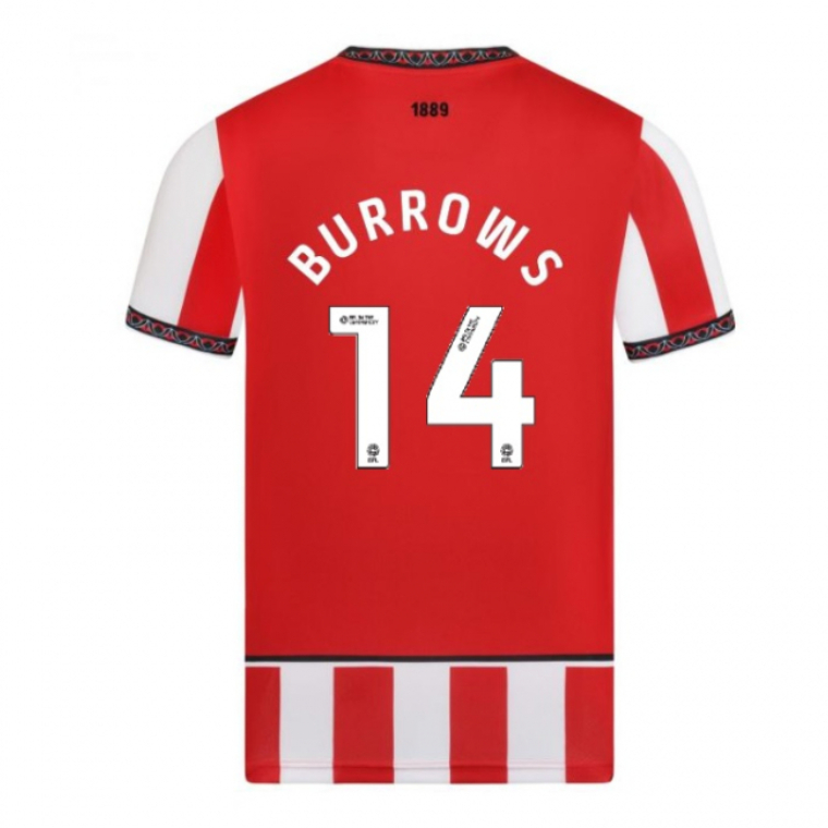Sheffield United Home BURROWS 14 Jersey 25-26