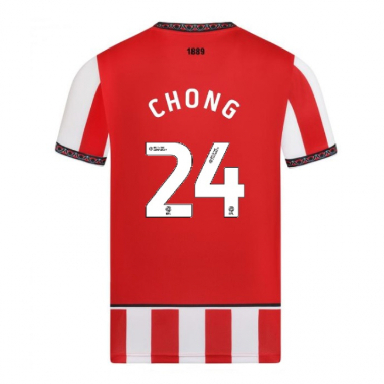 Sheffield United Home CHONG 24 Jersey 25-26