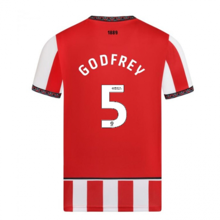 Sheffield United Home GODFREY 5 Jersey 25-26