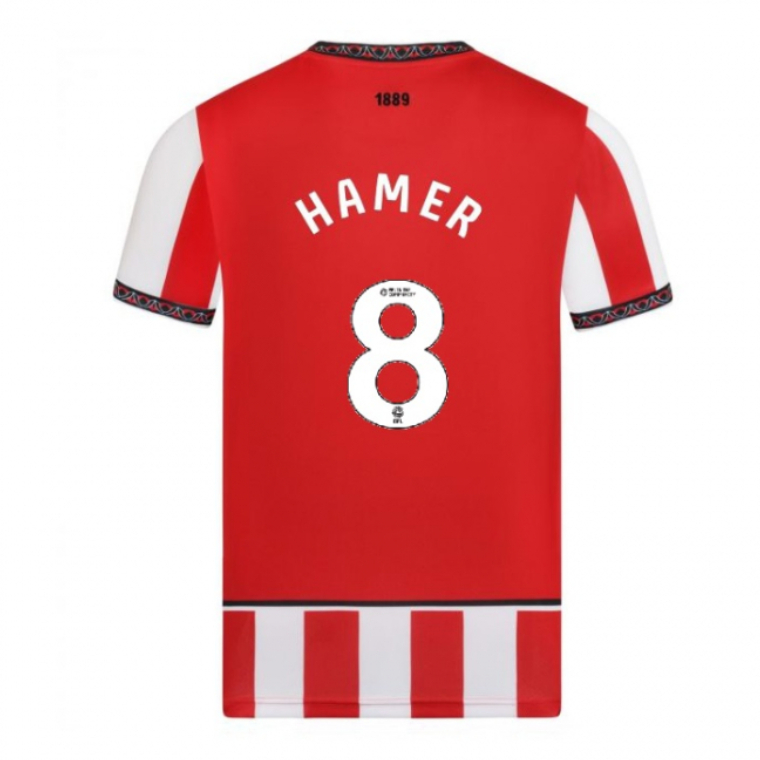 Sheffield United Home HAMER 8 Jersey 25-26