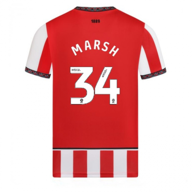 Sheffield United Home MARSH 34 Jersey 25-26