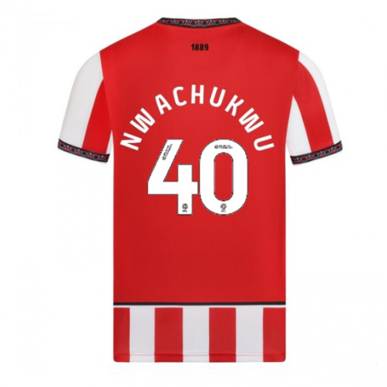 Sheffield United Home NWACHUKWU 40 Jersey 25-26