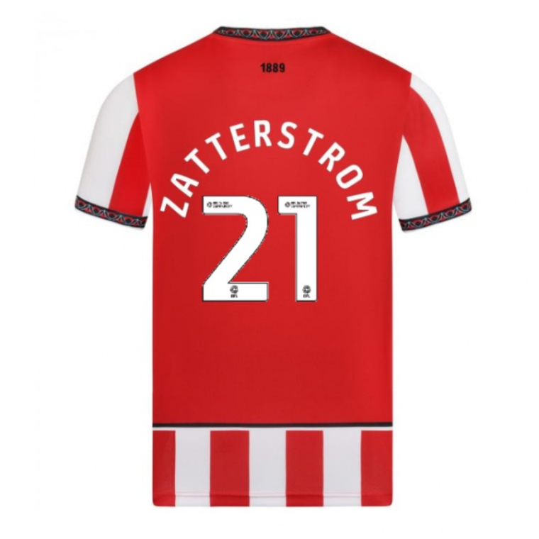 Sheffield United Home ZATTERSTROM 21 Jersey 25-26