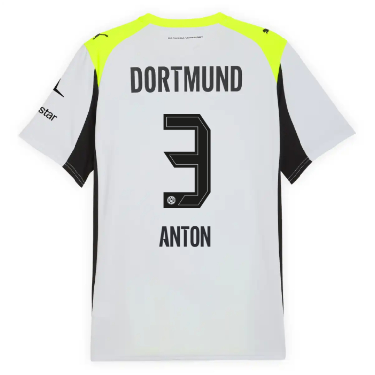 Borussia Dortmund Away ANTON 3 Jersey 25-26