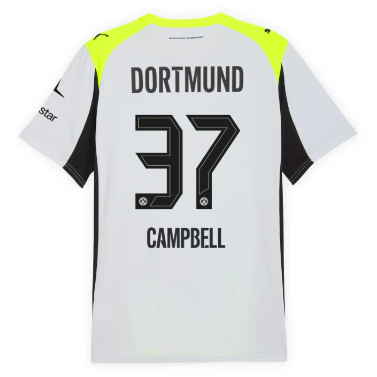 Borussia Dortmund Away CAMPBELL 37 Jersey 25-26