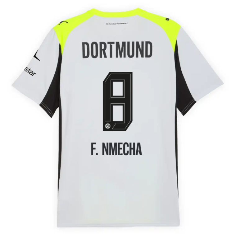 Borussia Dortmund Away F. NMECHA 8 Jersey 25-26