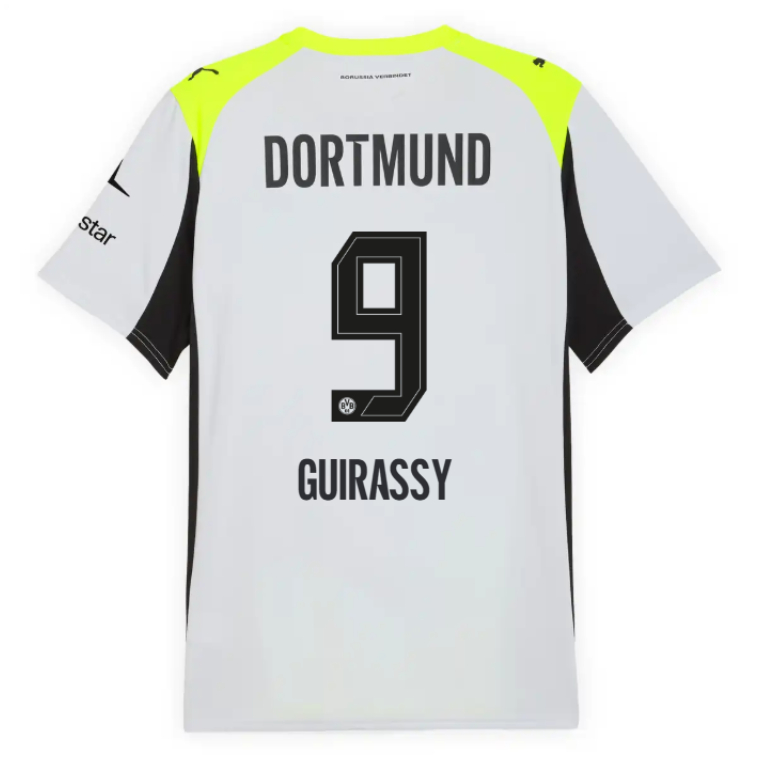 Borussia Dortmund Away GUIRASSY 9 Jersey 25-26