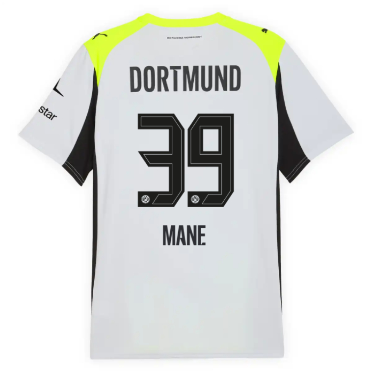 Borussia Dortmund Away MANE 39 Jersey 25-26