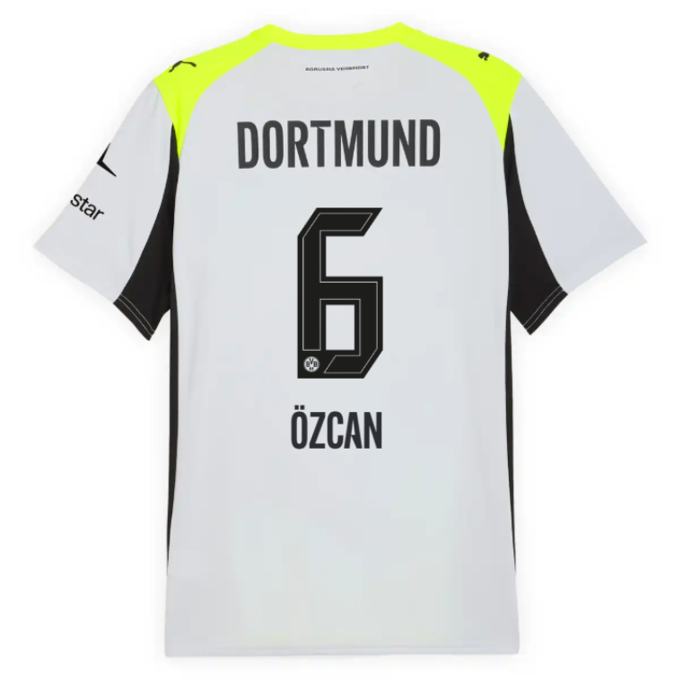 Borussia Dortmund Away ÖZCAN 6 Jersey 25-26
