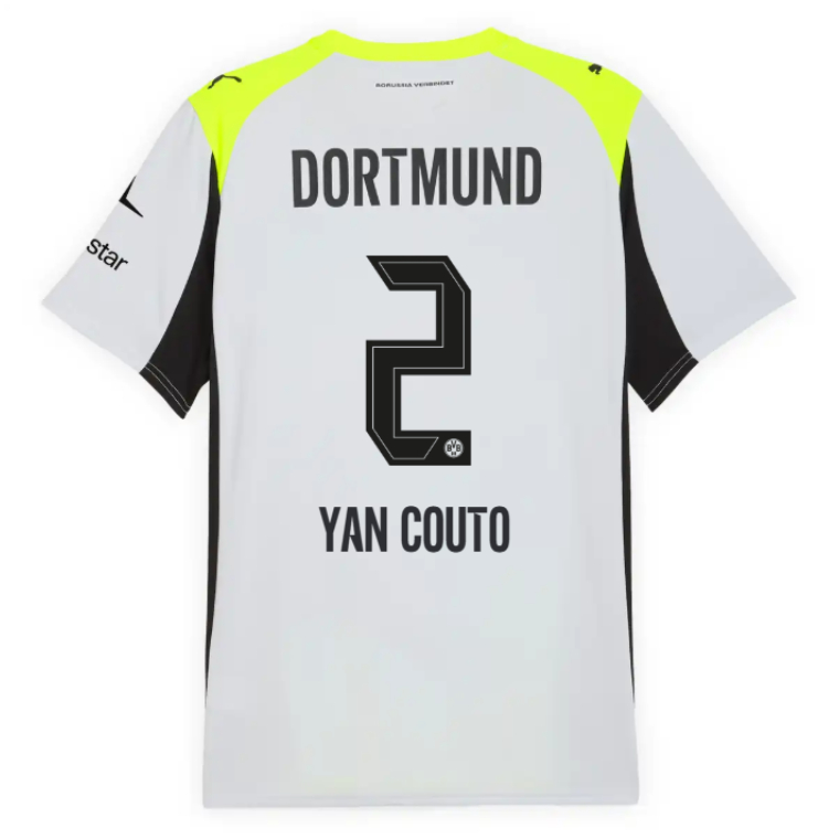 Borussia Dortmund Away YAN COUTO 2 Jersey 25-26