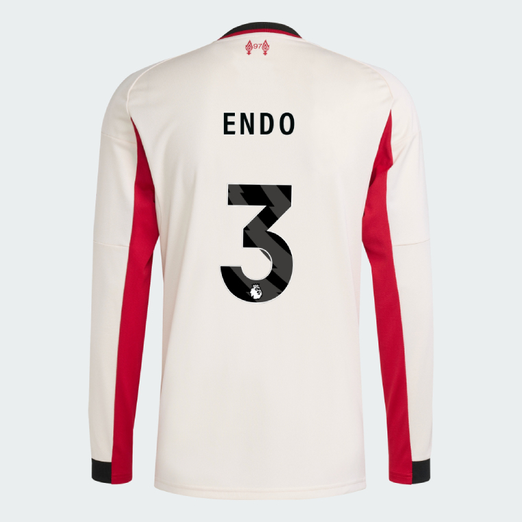 Liverpool Away Long Sleeve ENDO 3 Jersey 25-26
