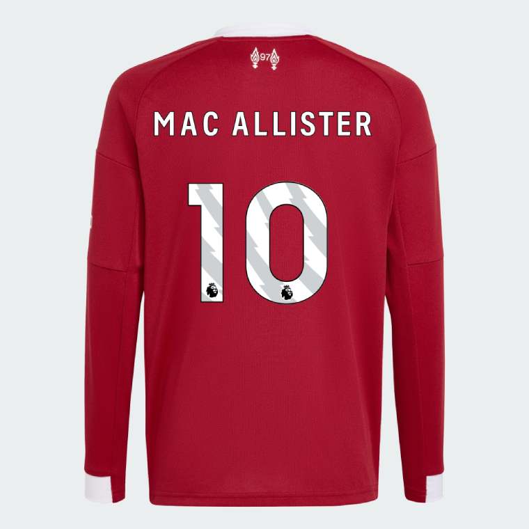 Liverpool Home Long Sleeve MAC ALLISTER 10 Jersey 25-26