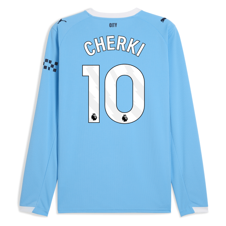 Manchester City Home Long Sleeve CHERKI 10 Jersey 25-26