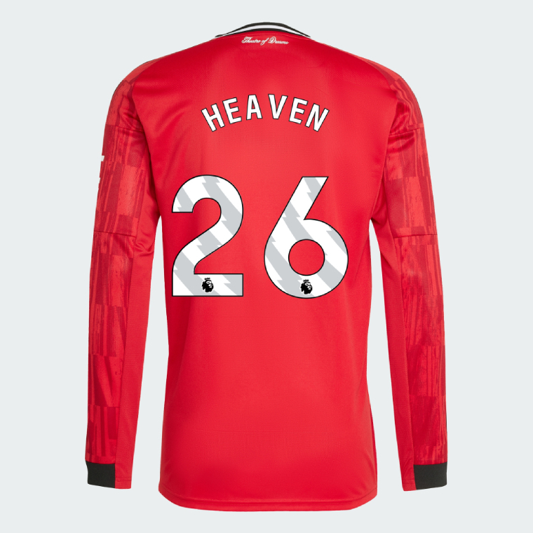 Manchester United Home Long Sleeve HEAVEN 26 Jersey 25-26