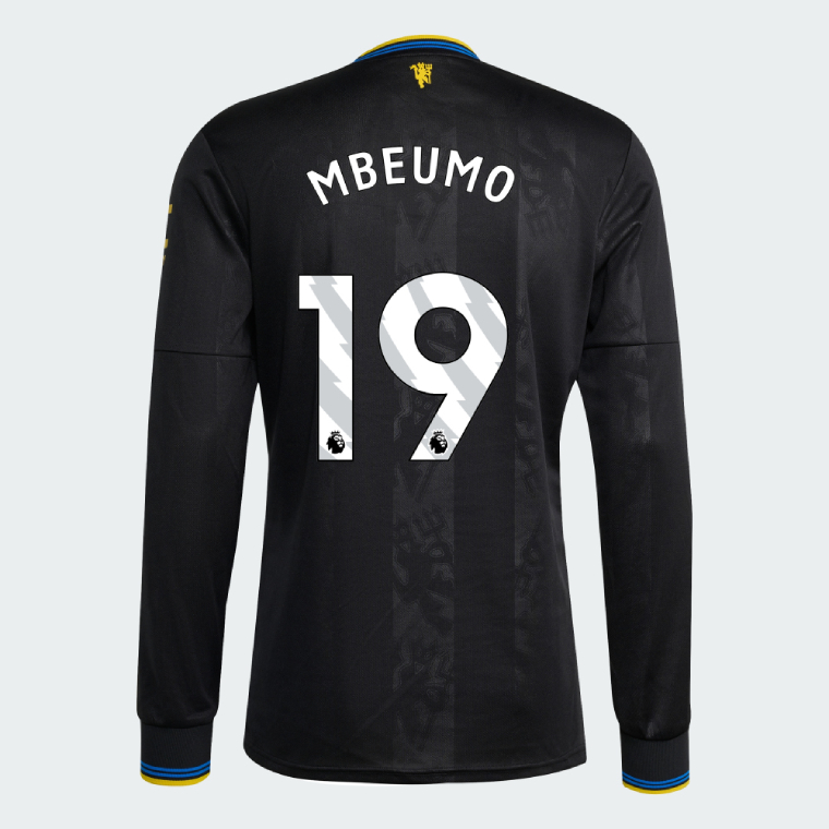 Manchester United Third Long Sleeve MBEUMO 19 Jersey 25-26