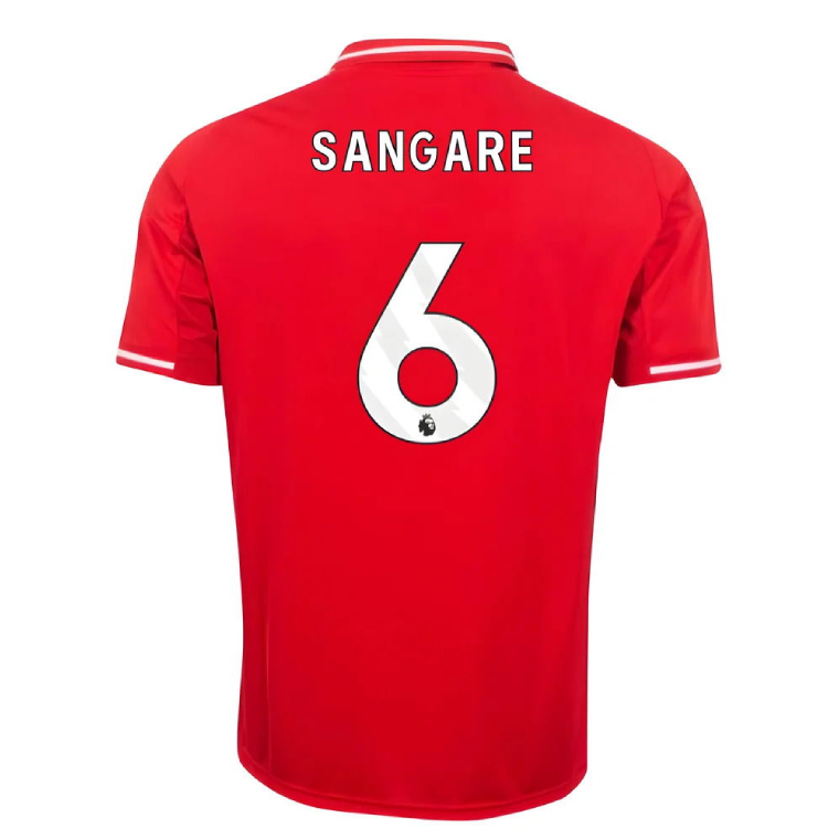 Nottingham Forest Home SANGARE 6 Jersey 25-26