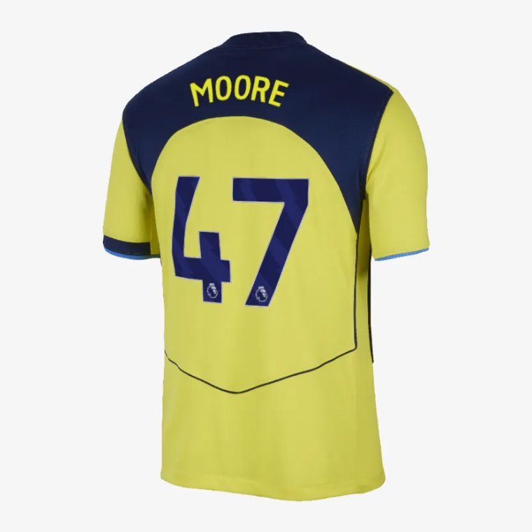 Tottenham Hotspur Third MOORE 47 Third Players Jersey 25-26
