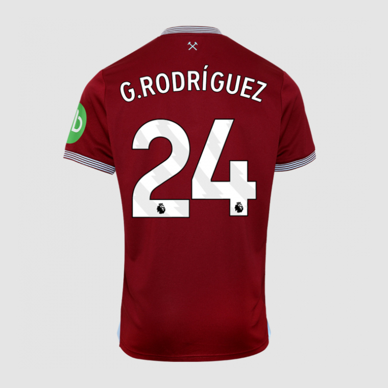 West Ham United Home G.RODRÍGUEZ 24 Jersey 25-26