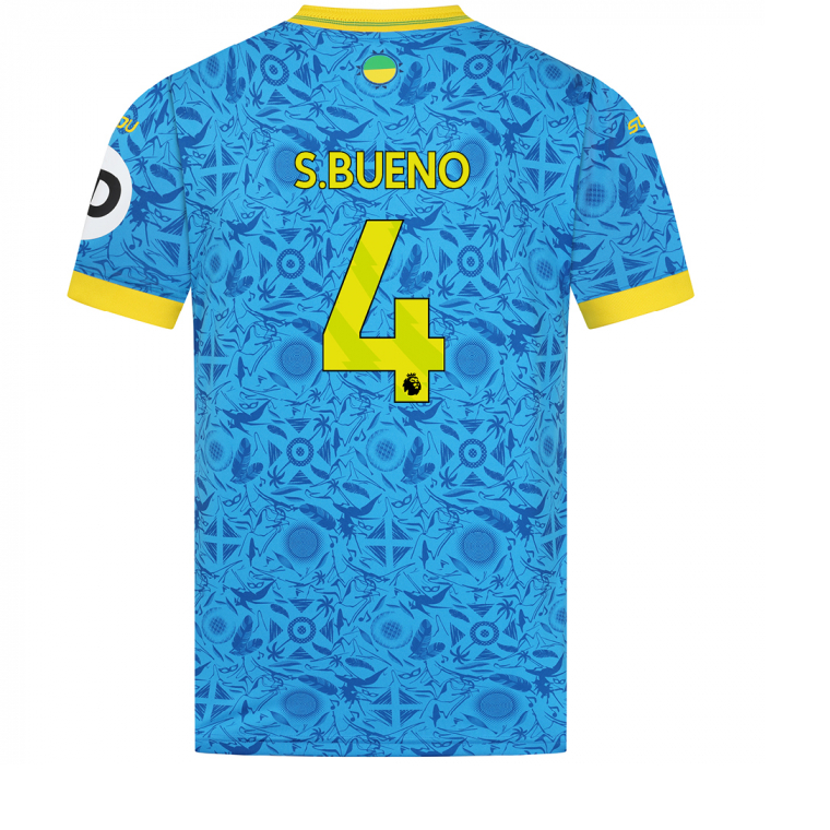 Wolverhampton Wanderers Third S.BUENO 4 Jersey 25-26