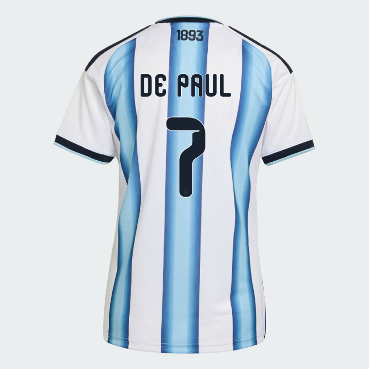 Argentina Home DE PAUL 7 Jersey 2026