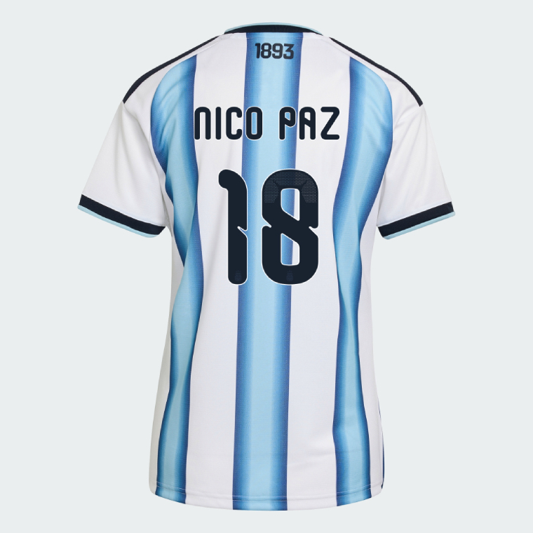 Argentina Home NICO PAZ 18 Jersey 2026