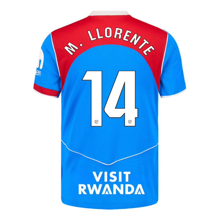 Atletico Madrid Third M. LLORENTE 14 Jersey 2025-26