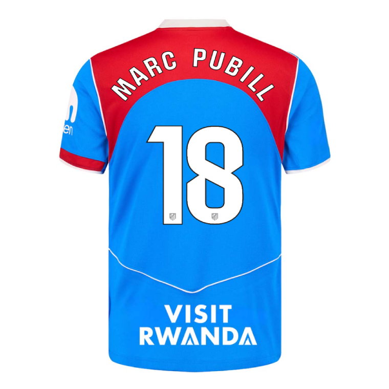 Atletico Madrid Third MARC PUBILL 18 Jersey 2025-26