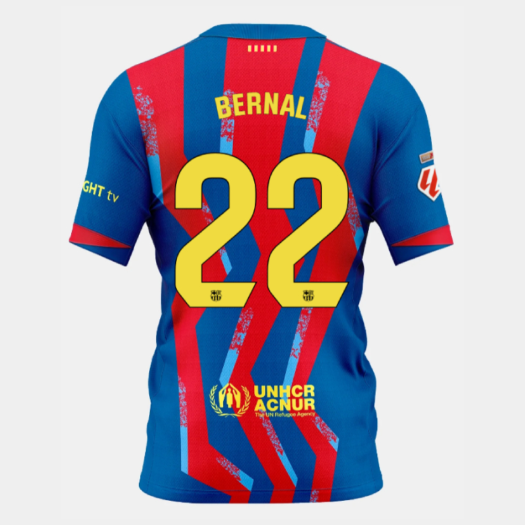 Barcelona El Clásico BERNAL 22 Fourth Kit 25-26