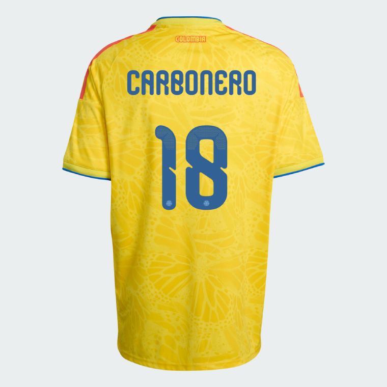 Colombia Home CARBONERO 18 Jersey 2026