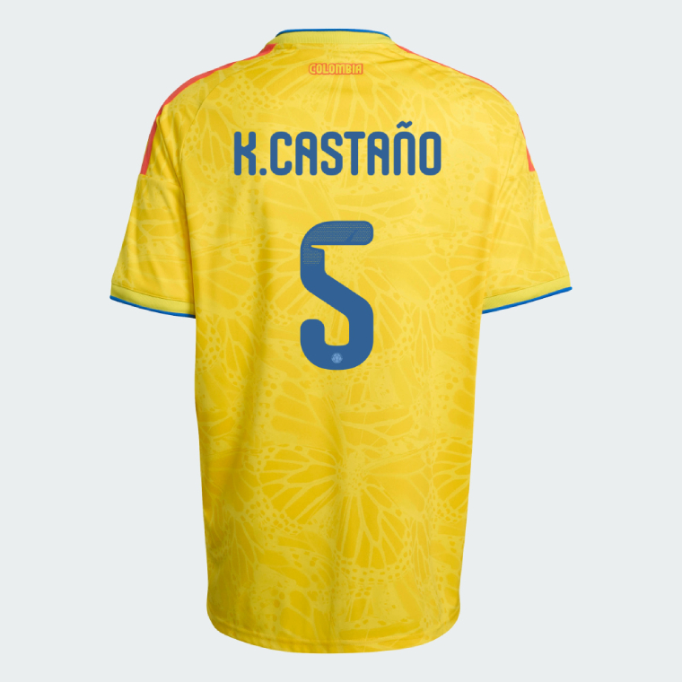 Colombia Home K.CASTAÑO 5 Jersey 2026