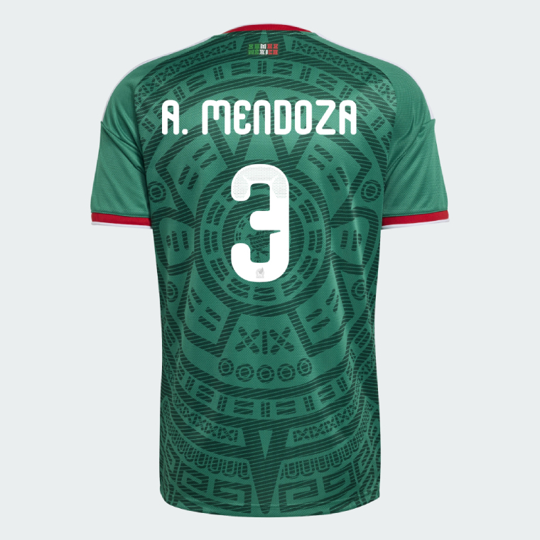 Mexico Home A. MENDOZA 3 Jersey 2026