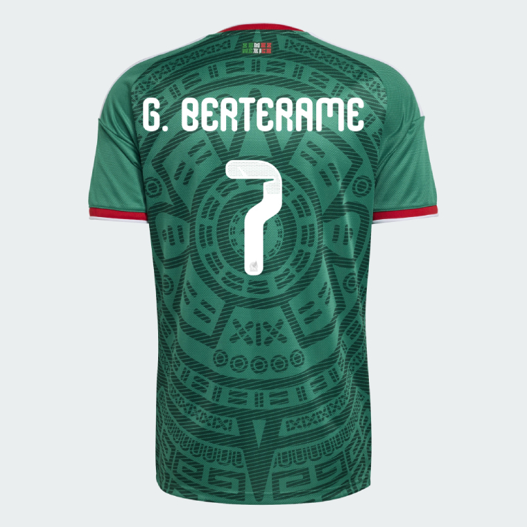 Mexico Home G. BERTERAME 7 Jersey 2026