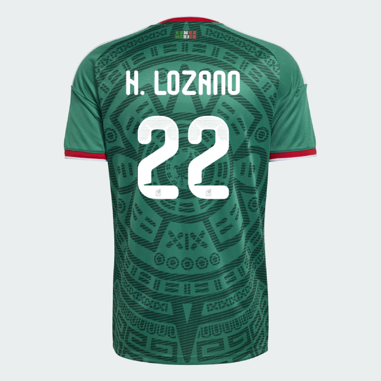 Mexico Home H. LOZANO 22 Jersey 2026
