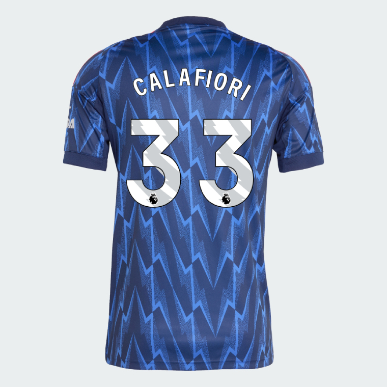 Arsenal Away CALAFIORI 33 Jersey 25-26