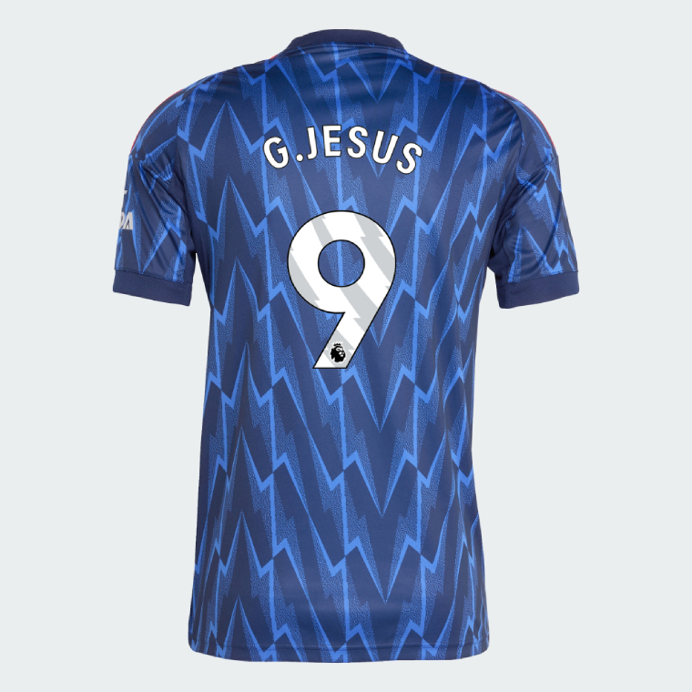Arsenal Away G.JESUS 9 Jersey 25-26