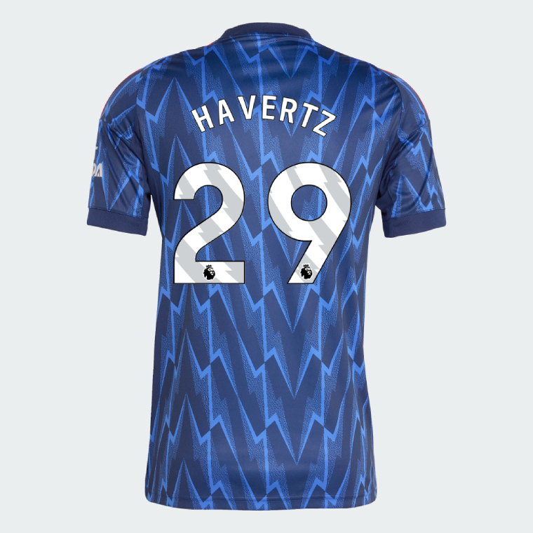Arsenal Away HAVERTZ 29 Jersey 25-26