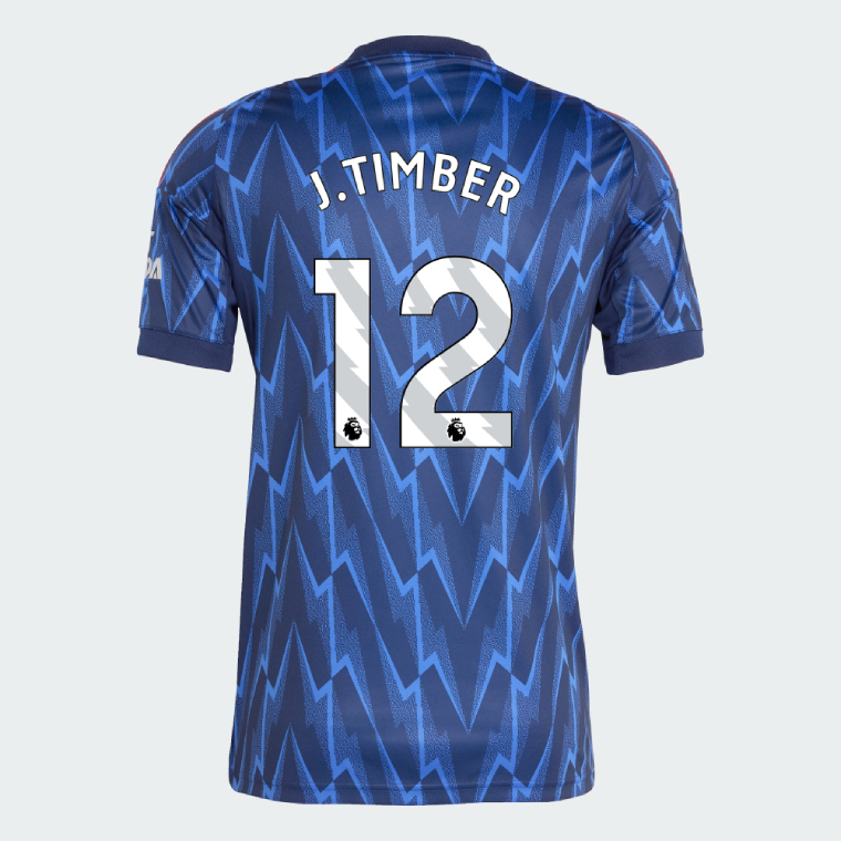 Arsenal Away J.TIMBER 12 Jersey 25-26