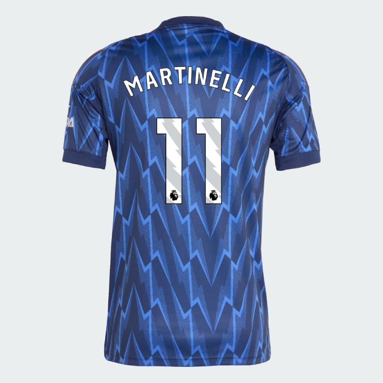 Arsenal Away MARTINELLI 11 Jersey 25-26