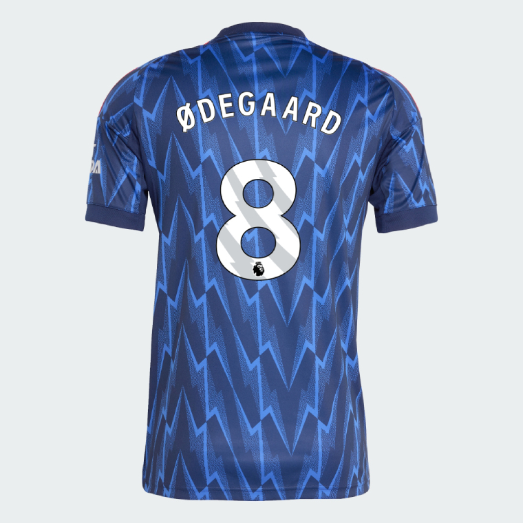 Arsenal Away ØDEGAARD 8 Jersey 25-26