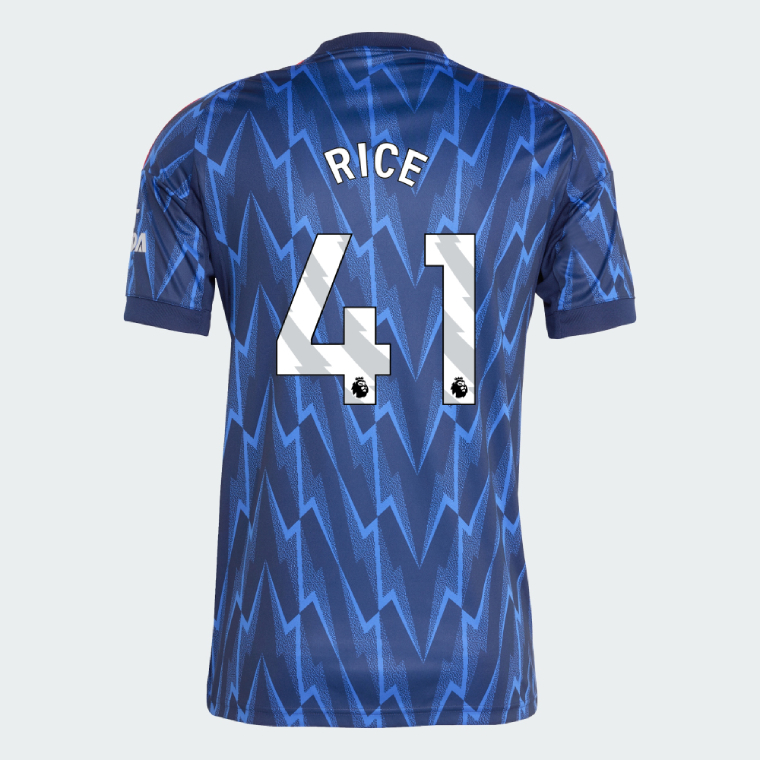 Arsenal Away RICE 41 Jersey 25-26