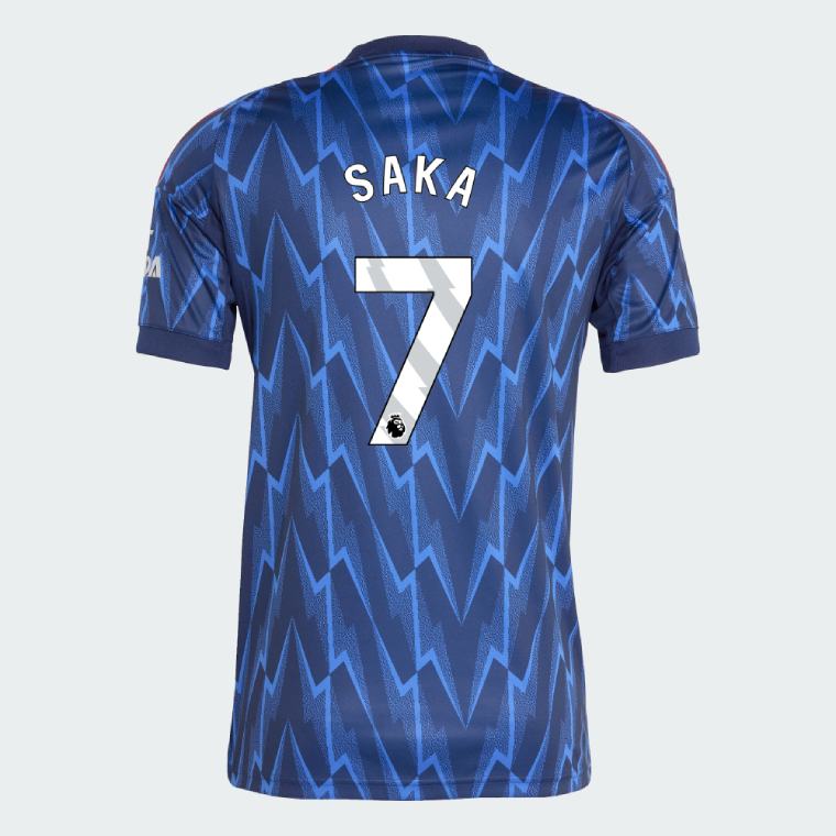 Arsenal Away SAKA 7 Jersey 25-26