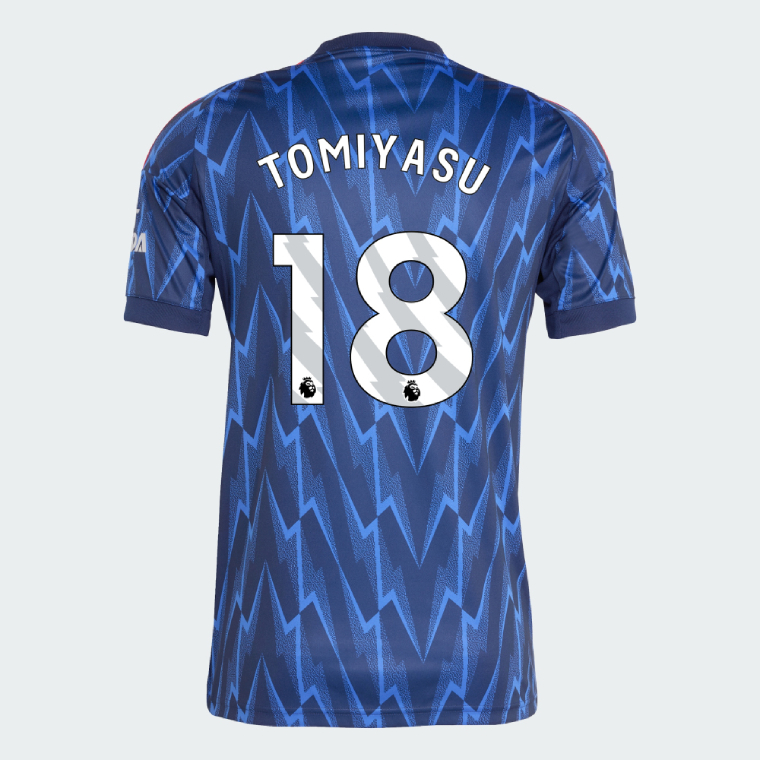 Arsenal Away TOMIYASU 18 Jersey 25-26